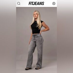 FITJEANS Baggy Heavy Washed Grey